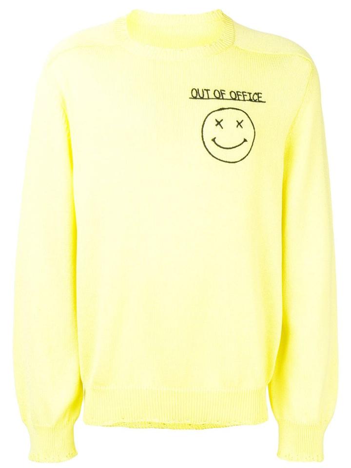 Riccardo Comi Smiley Jumper - Yellow