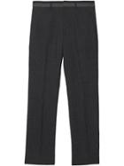 Burberry Classic Fit Wool Tailored Trousers - Grey