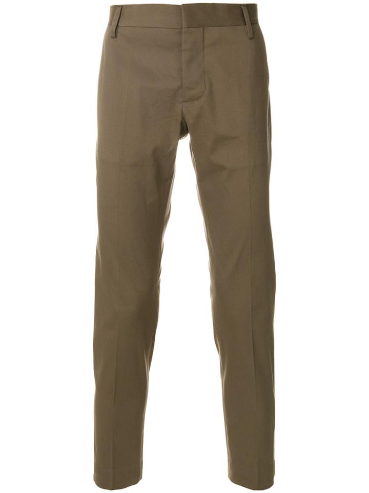 Entre Amis Slim-fit Trousers - Green