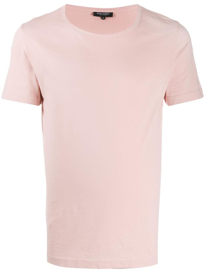 Ron Dorff Eyelet Detail T-shirt - Pink
