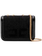 Elisabetta Franchi Wool Mini Bag - Black