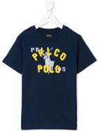 Ralph Lauren Kids - Logo Print T-shirt - Kids - Cotton - 5 Yrs, Blue