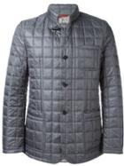 Fay Button Down Padded Jacket, Men's, Size: Xl, Grey, Polyamide/polyester