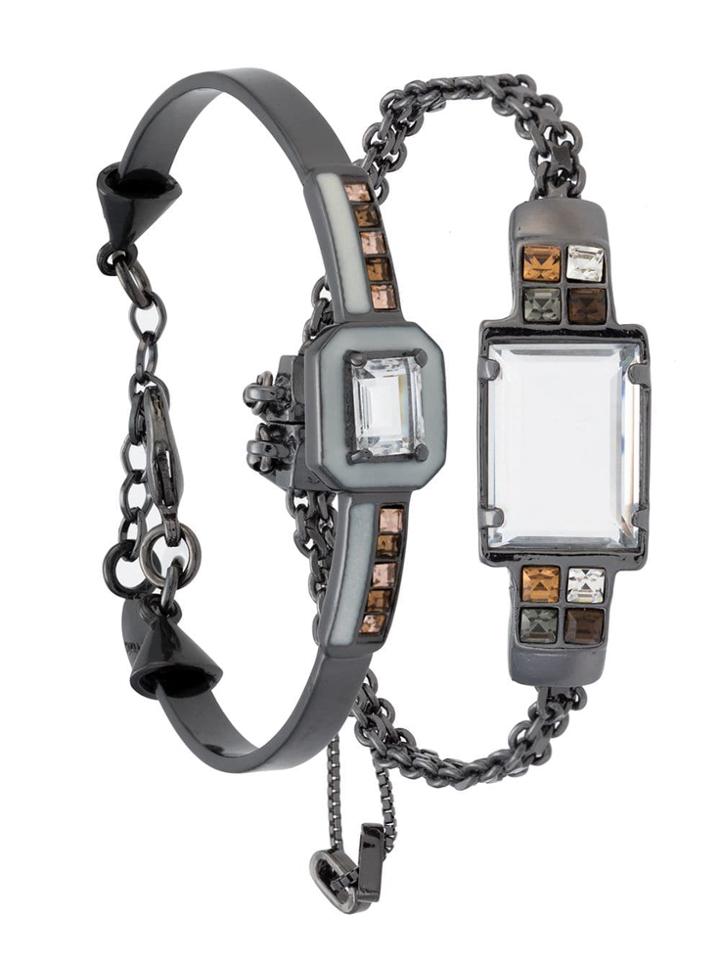 Camila Klein Set Of 2 Bracelets - Metallic