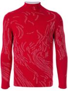 Namacheko Nyas Intarsia-knit Jumper - Red