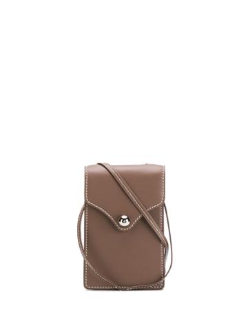 Ratio Et Motus Stitch Detail Crossbody Bag - Brown