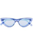 Chimi Acai Cat Eye Sunglasses - Blue