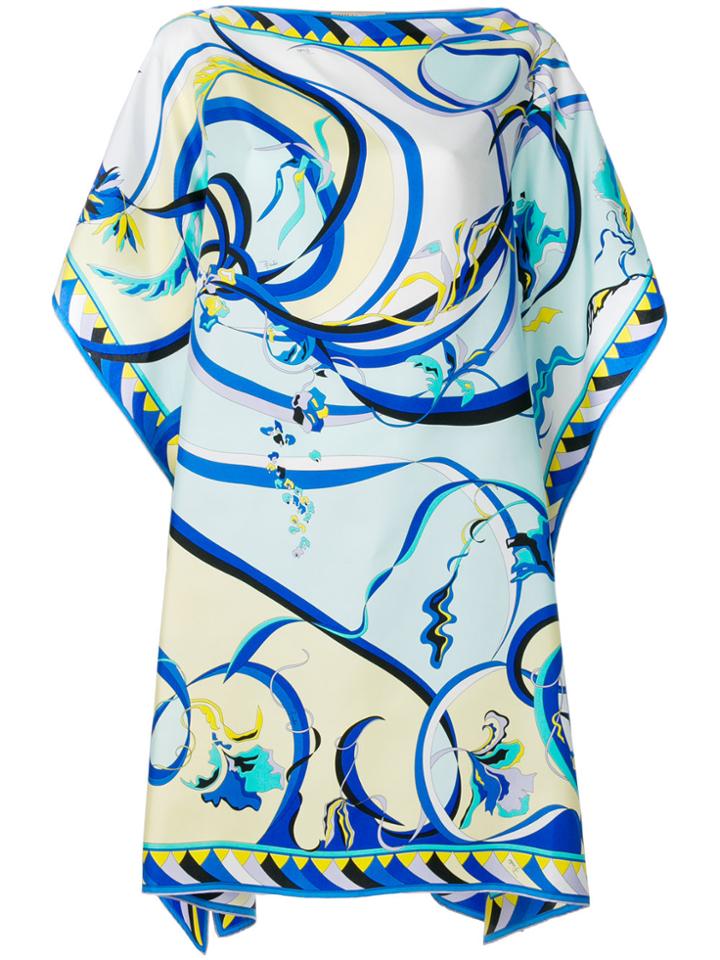 Emilio Pucci Floral Print Dress - Multicolour