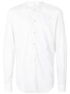 Massimo Alba Band Collar Shirt - White