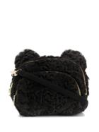Liska Fur Crossbody Bag - Black