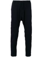 Helmut Lang - Back Strap Drop-crotch Trousers - Men - Cotton/spandex/elastane - 34, Black, Cotton/spandex/elastane