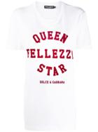 Dolce & Gabbana 'queen Bellezza Star' Print T-shirt - White