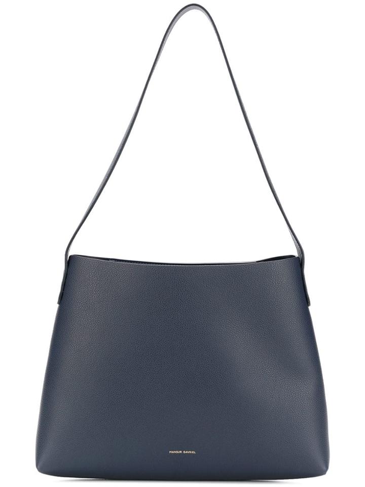 Mansur Gavriel Minimal Shoulder Bag - Blue