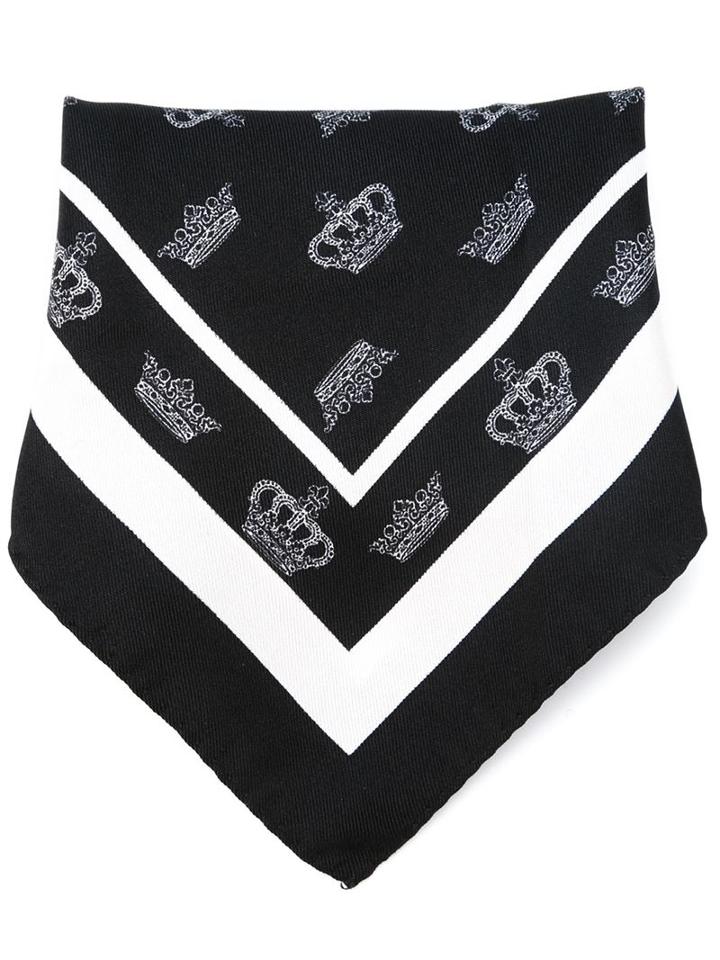Dolce & Gabbana Crown Print Pocket Square