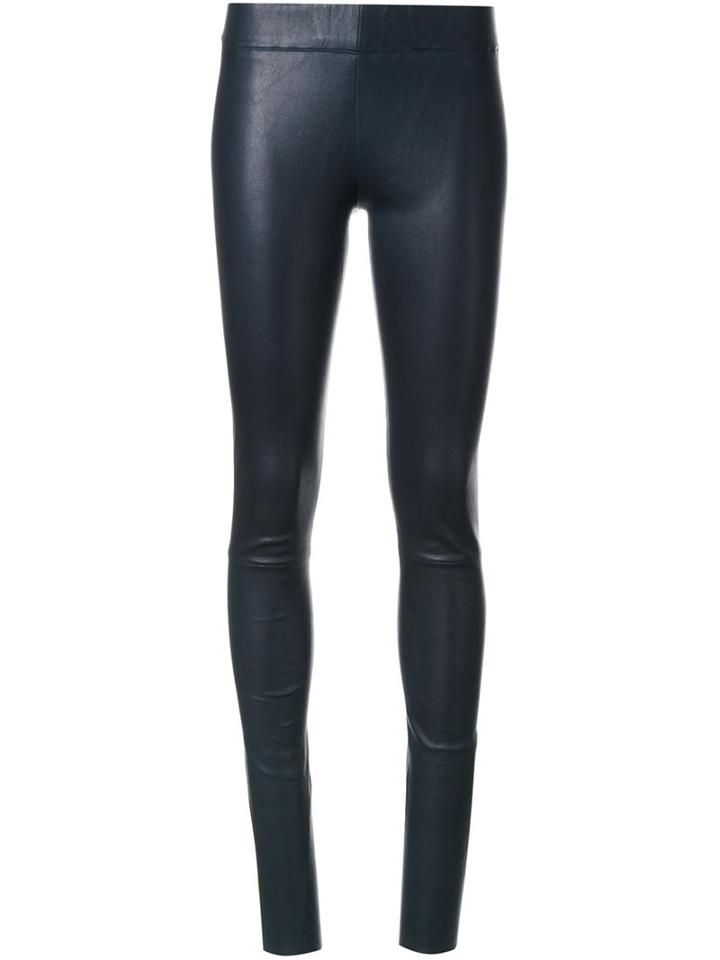 Sylvie Schimmel 'fun Stretch' Leggings, Women's, Size: 40, Black, Calf Leather
