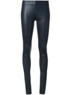 Sylvie Schimmel 'fun Stretch' Leggings, Women's, Size: 40, Black, Calf Leather