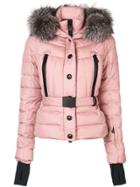 Moncler Grenoble Belted Puffer Jacket - Pink