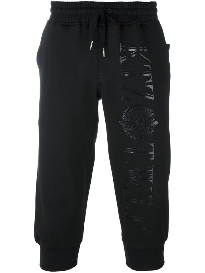 Ktz Logo Applique Cropped Joggers