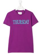 Alberta Ferretti Kids Thursday T-shirt - Purple