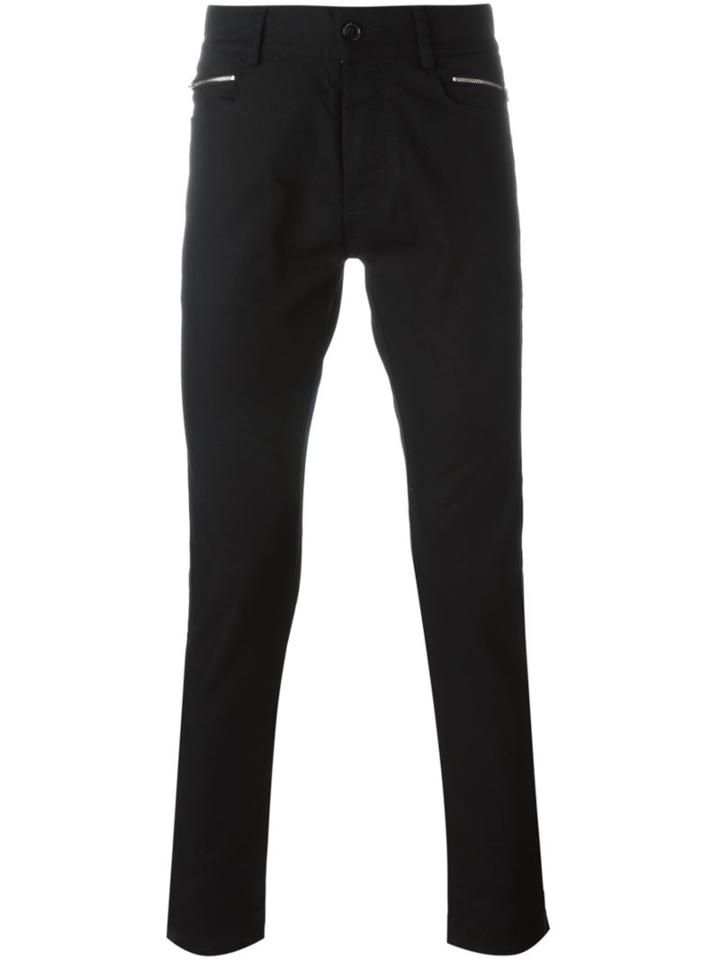 Unconditional Side Stripe Skinny Jeans, Men's, Size: M, Black, Cotton/spandex/elastane
