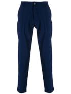 Hydrogen Cropped Tailored Trousers - Blue