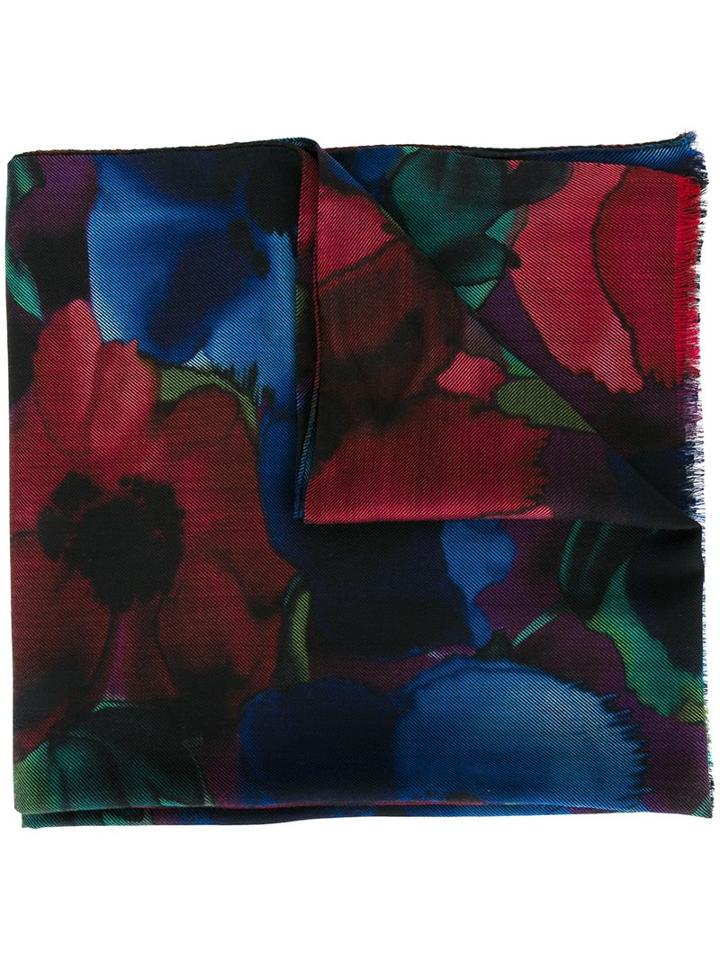 Etro Printed Scarf, Adult Unisex, Silk/wool
