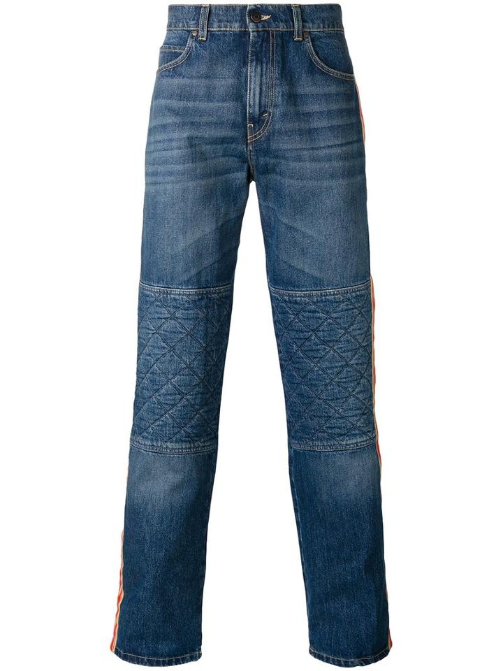 Stella Mccartney Ribbon Trim Jeans, Men's, Size: 30, Blue, Cotton