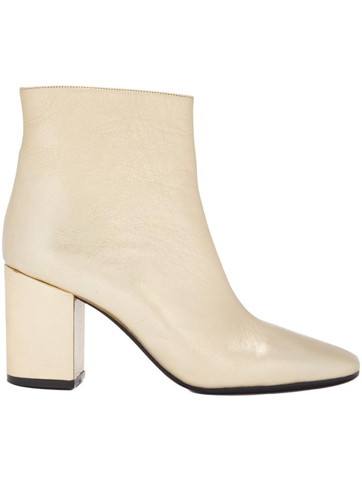 Anine Bing 'jane' Boots - Metallic