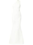 Rachel Gilbert One Shoulder Mermaid Dress - White