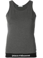 Paco Rabanne Fitted Tank Top - Grey