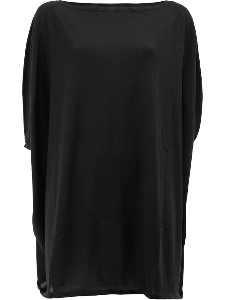 Lamberto Losani Straight-fit Knitted Top - Black