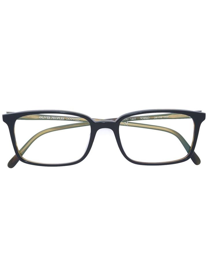 Oliver Peoples Tosello Glasses, Black, Acetate