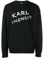 Karl Lagerfeld Printed Sweatshirt - Black