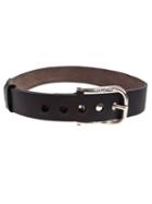 Werkstatt:münchen Leather Belt, Men's, Size: Large, Black, Leather/silver
