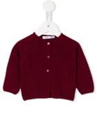 Knot - Cable Knit Detail Cardigan - Kids - Polyamide/viscose/cashmere/merino - 9 Mth, Infant Girl's, Red