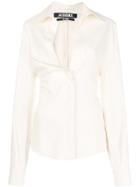Jacquemus Drooped Chest Shirt - White