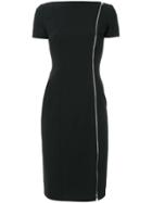 Gianluca Capannolo Zipped Bodycon Dress - Black