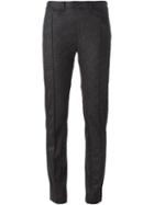 Julien David Slim Fit Trousers, Women's, Size: Large, Brown, Wool