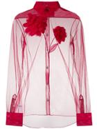 Viktor & Rolf Blooming Dhalia Shirt - Red