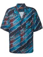 Missoni Tie-dye Print Short-sleeve Shirt - Blue