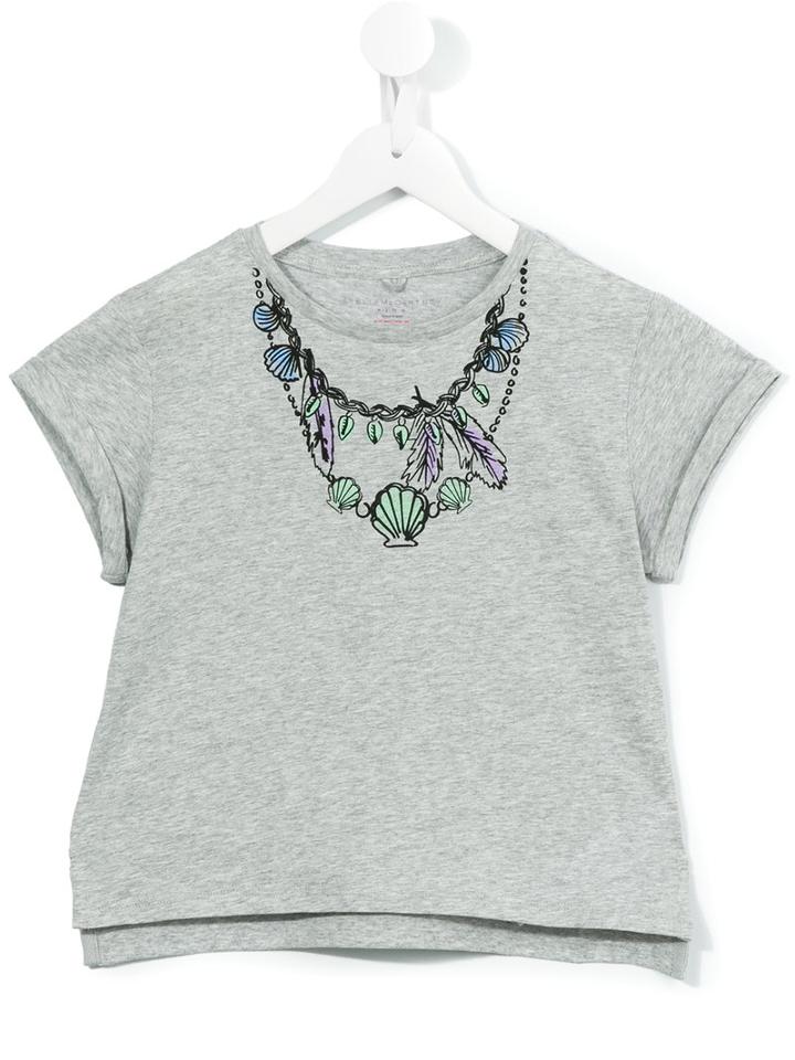 Stella Mccartney Kids Printed T-shirt, Girl's, Size: 8 Yrs, Grey
