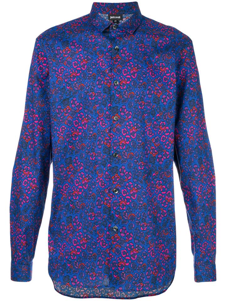 Just Cavalli Floral Shirt - Pink & Purple