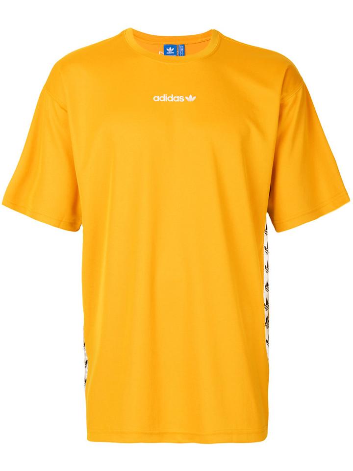 Adidas Originals - Tnt Tape T-shirt - Men - Polyester - L, Yellow/orange, Polyester