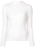 The Row Roll Neck Jumper - White