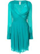 Céline Pre-owned Chiffon Dress - Green