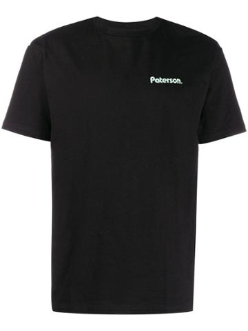 Paterson. Geometric Printed T-shirt - Black