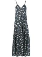 8pm Floral Print Maxi Dress - Grey