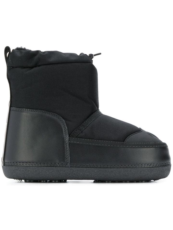 Dsquared2 Logo Print Moonboots - Black