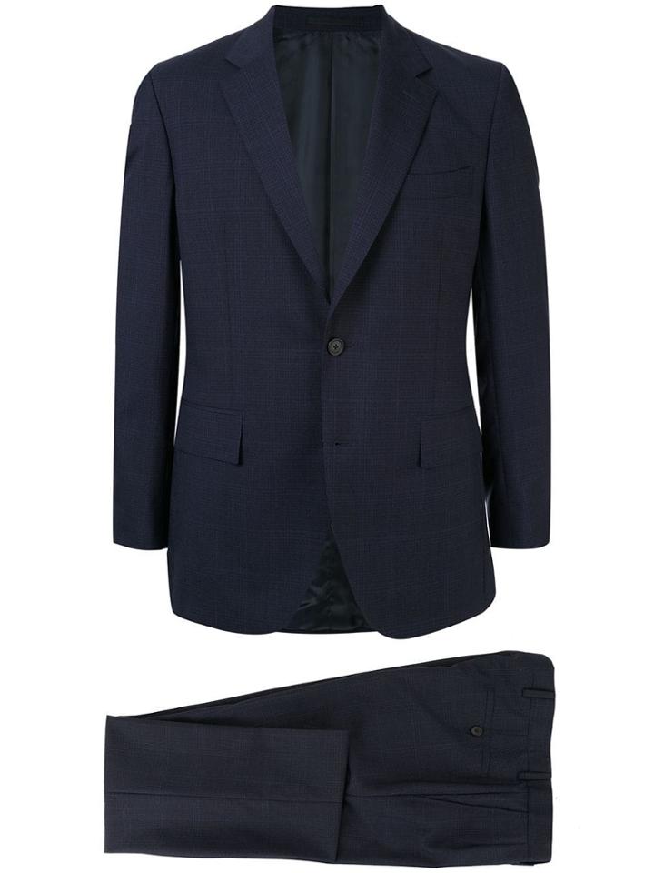 Gieves & Hawkes Checked Suit - Grey