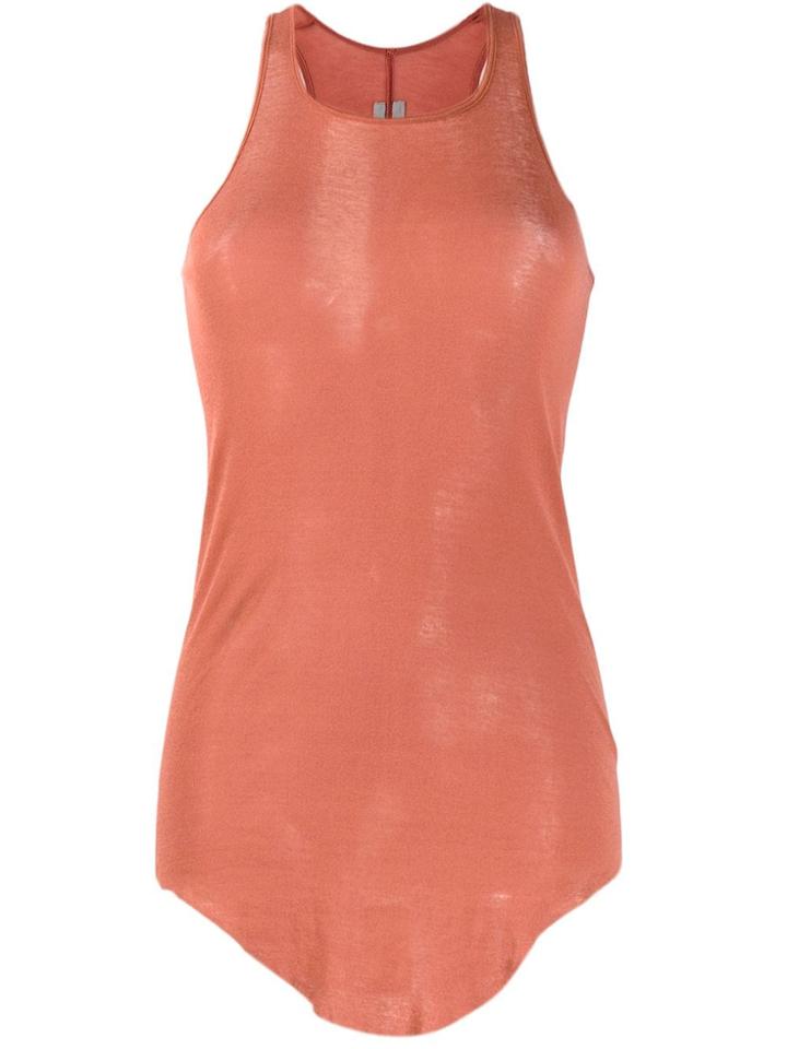 Rick Owens Long-line Tank Top - Pink